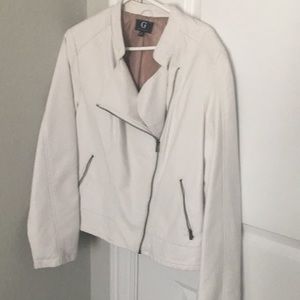 G by Giuliani Faux Leather Moto Jacket